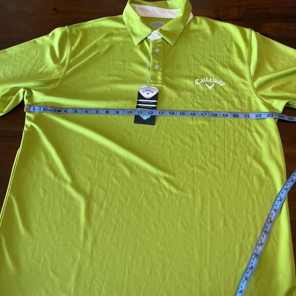 CALLOWAY Polo Golf Macaw Green Shirt Mens Size XL NWD - Picture 11 of 13